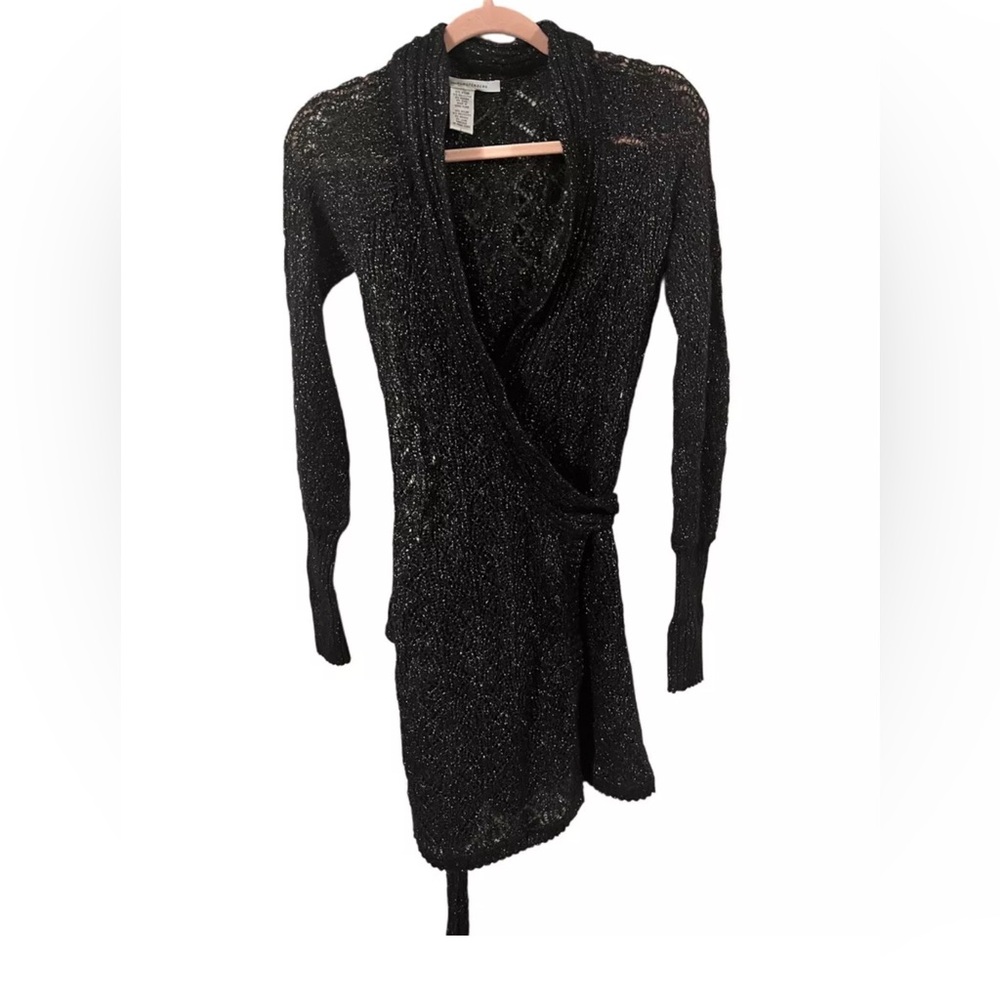 Diane Von Ferstenberg wrap sweater size L
